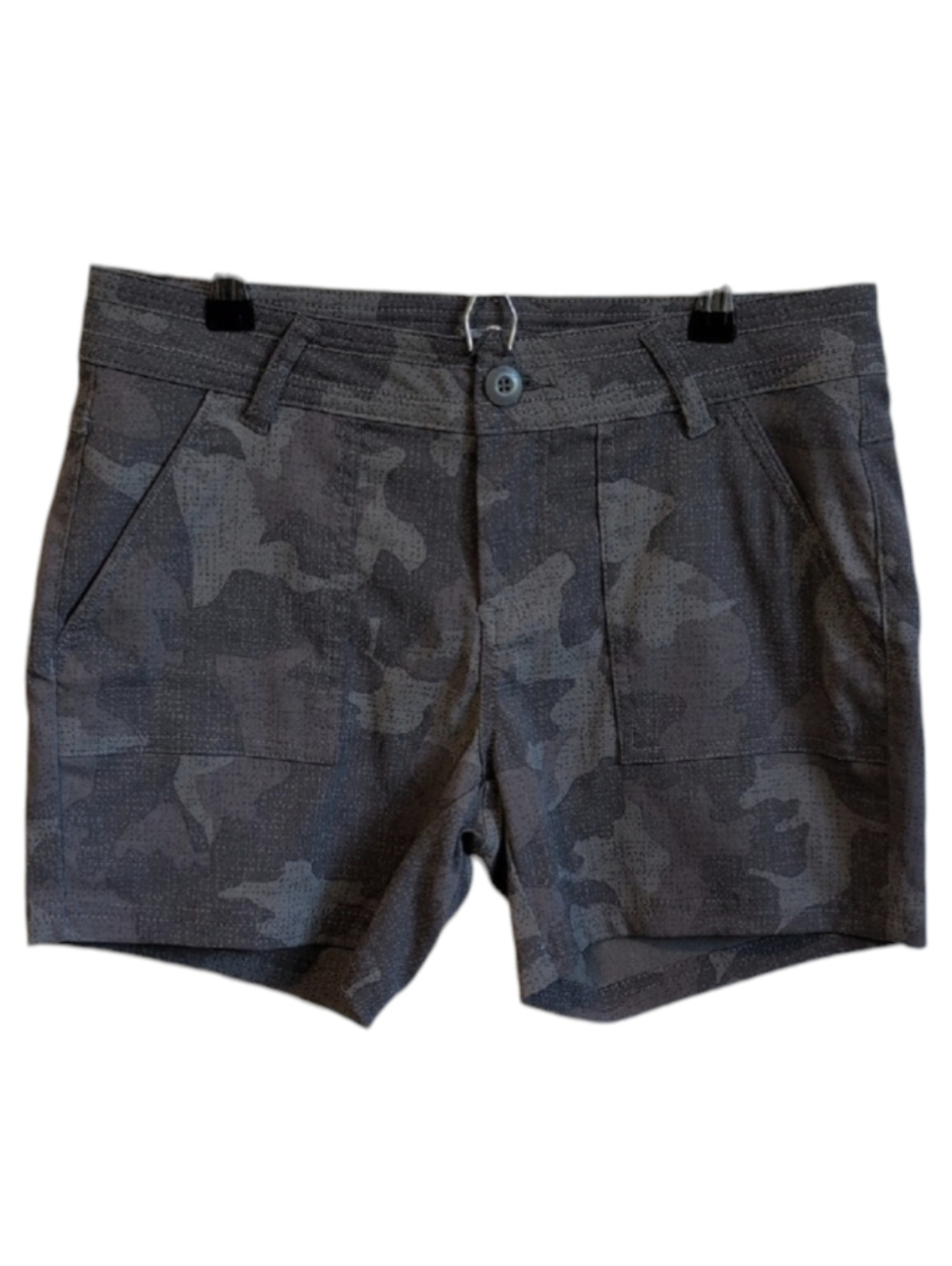 Prana Women's Camo Gray Shorts Size 6